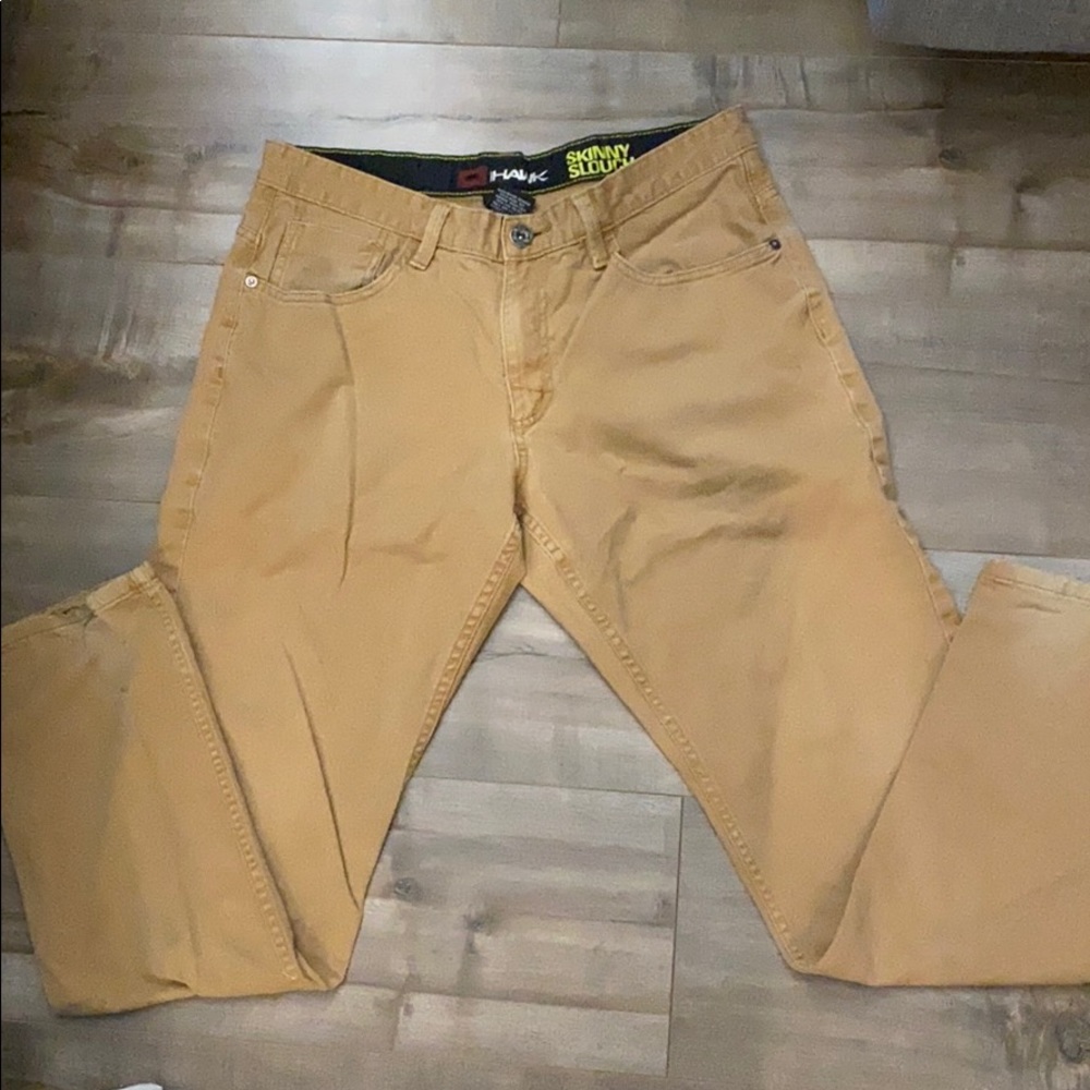 TONY HAWK: Skinny Slouch Khaki Pants
